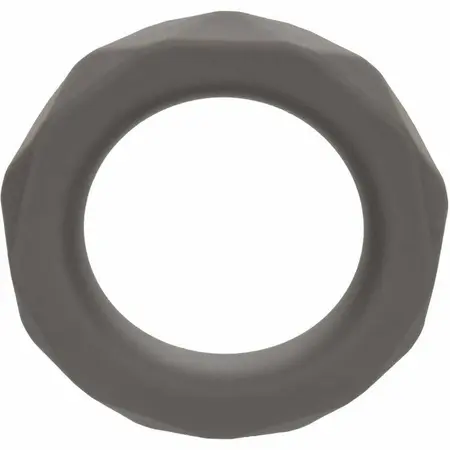 CalExotics Alpha Prolong Silicone Ring Grey - Seamless Comfort Enhancer 2.5 cm