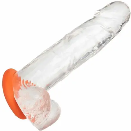 CalExotics Alpha Prolong Large Ring Orange - Liquid Silicone, 3.25 cm