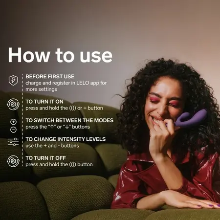 LELO INA Thrust Rabbit Vibrator Purple - Dynamic Thrust & Dual Action