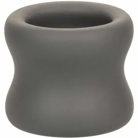 CalExotics Alpha Liquid Silicone Black Anatomical Support Ring 3.75 cm