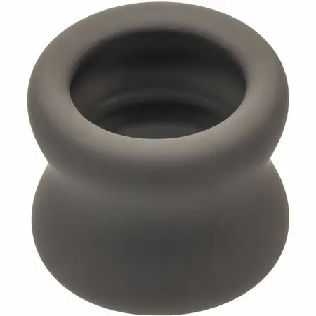 CalExotics Alpha Liquid Silicone Black Anatomical Support Ring 3.75 cm