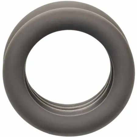 CalExotics Alpha Liquid Silicone Black Anatomical Support Ring 3.75 cm