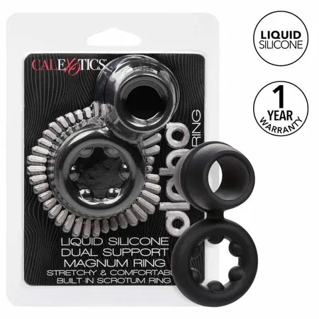 CalExotics Alpha Dual Magnum Silicone Support Ring Black