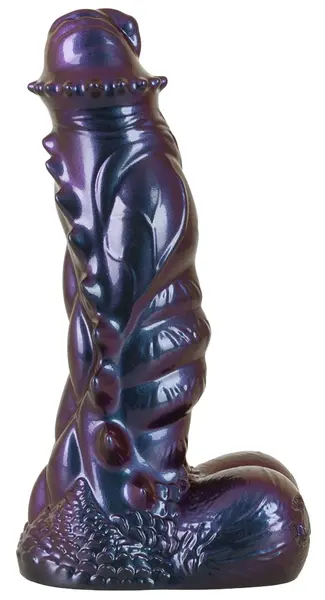 Beasty Cocks Tech-Zilla Bang Metallic Reptile Model 23.5cm Liquid Silicone