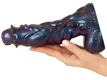 Beasty Cocks Tech-Zilla Bang Metallic Reptile Model 23.5cm Liquid Silicone