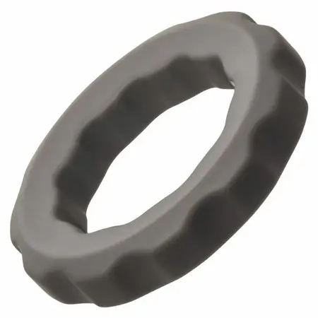 CalExotics Alpha Erect Ring Grey - Ultra-Stretchy Liquid Silicone Enhancer