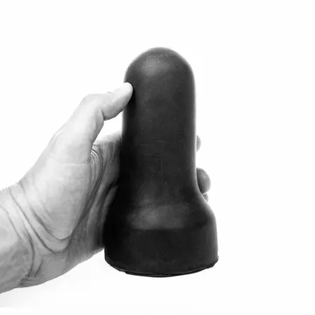 All Black Loop Model 2 Intimate Machine - 17 cm, Phthalate-Free, Black