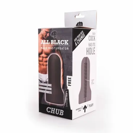 All Black Loop Model 2 Intimate Machine - 17 cm, Phthalate-Free, Black