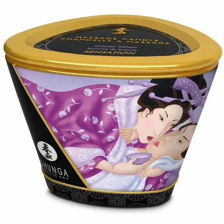 SHUNGA Massage Candle Lavender 170 ml - Aromatic Relaxation Candle