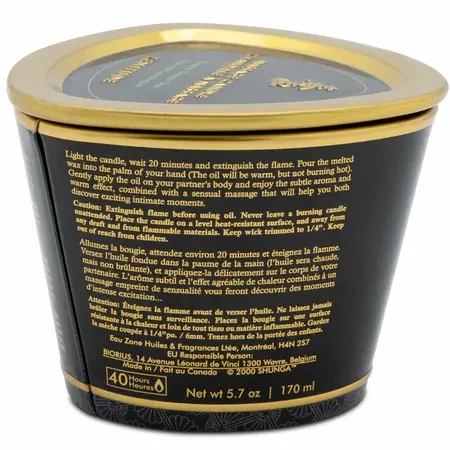 SHUNGA Massage Candle Lavender 170 ml - Aromatic Relaxation Candle