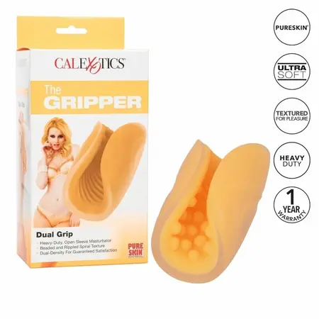 CalExotics Beaded Grip Flexible Intimate Device Orange 12.75cm TPE