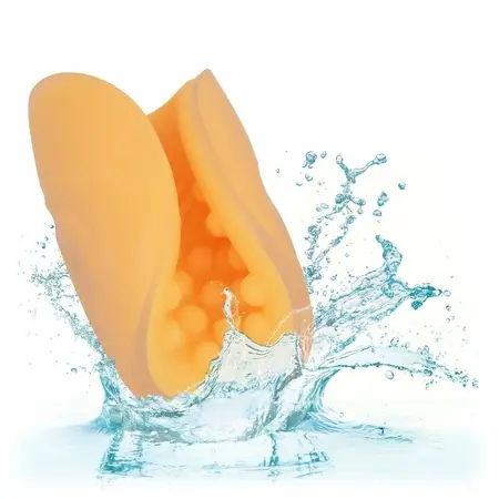 CalExotics Beaded Grip Flexible Intimate Device Orange 12.75cm TPE