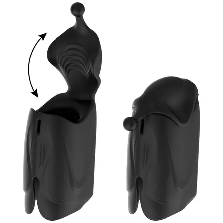 JAMYJOB Head Stroker Rechargeable Gel Silicone Intimate Device 9 Modes