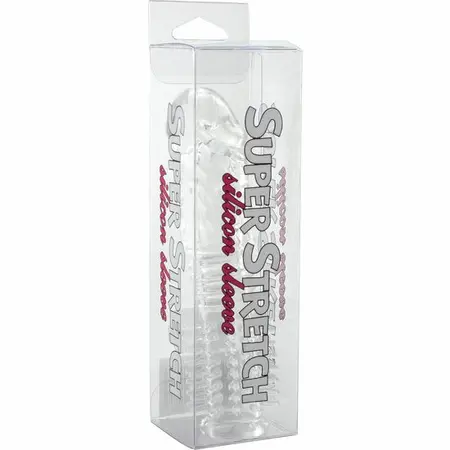 Seven Creations Silicone Extension Sleeve Transparent Textured Cover
