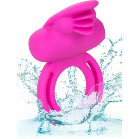 CalExotics Dual Flicker Enhancer Silicone Intimate Ring USB Rechargeable