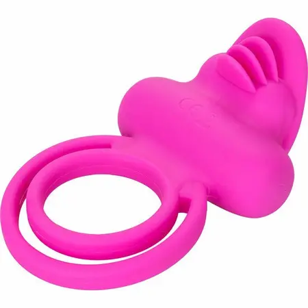 CalExotics Dual Flicker Enhancer Silicone Intimate Ring USB Rechargeable