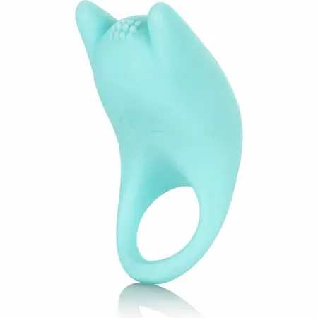 CalExotics Dual Exciter Ring Rechargeable Silicone 7 Modes Black 7.5cm
