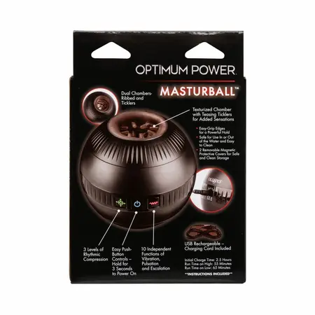 CalExotics Optimum Power MASTURBALL - Vibrating Pressure System 11.5 cm
