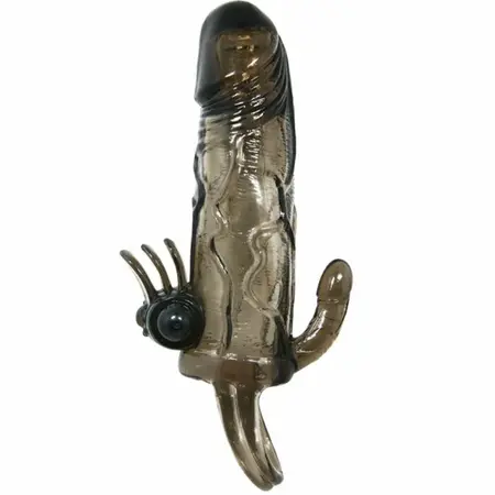 Baile Brave Man Extension Black 16.5 cm with Dual Vibration System