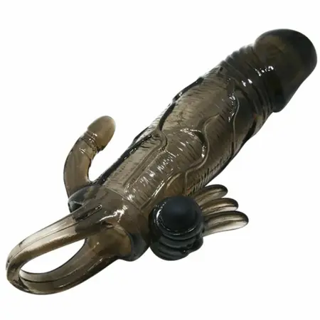 Baile Brave Man Extension Black 16.5 cm with Dual Vibration System