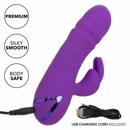 CalExotics California Dreaming Manhattan Beach Marvel Dual Vibrator Purple