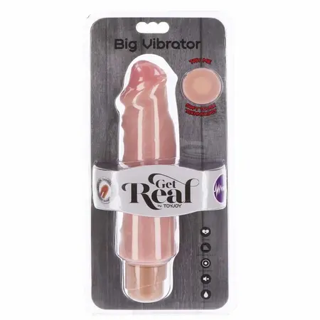 Get Real Dual Density Vibrator 20.5 cm Natural Tone Premium Model