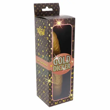Get Real Gold Dicker Intimate Machine Gold Multispeed 22 cm Silicone