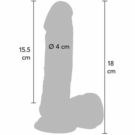 Get Real Vibrating Intimate Model 18 cm Skin Tone with Controller
