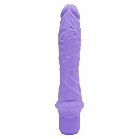 GET REAL Classic Large Silicone Vibrator 7 Modes Purple 24.9cm Waterproof