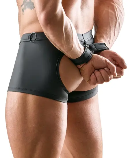 Svenjoyment Men's Pants L Matte Black with Adjustable Handcuffs