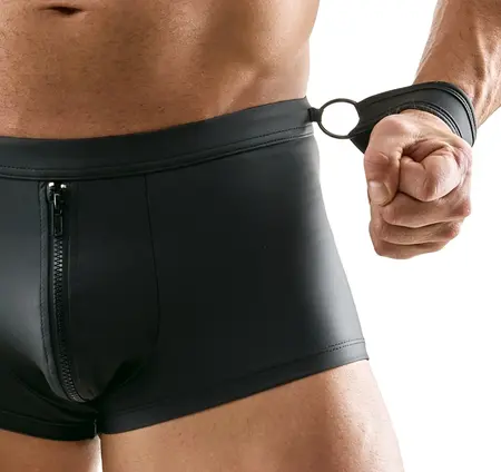 Svenjoyment Men's Pants L Matte Black with Adjustable Handcuffs