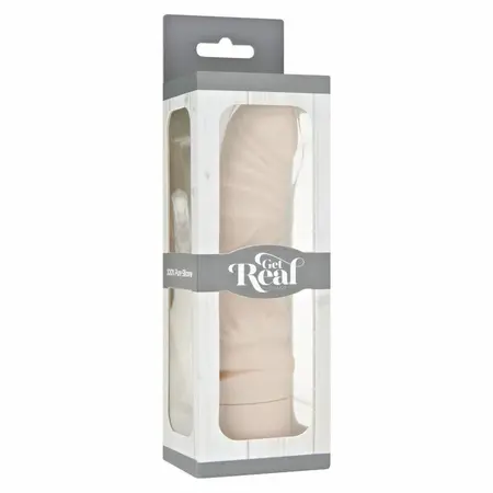 Get Real Mini Classic G-Spot Vibrator Skin Tone, Ergonomic Silicone