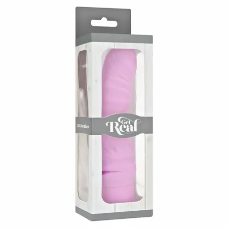 Get Real Mini Classic Curved Vibrator Pink - Ergonomic Silicone Design