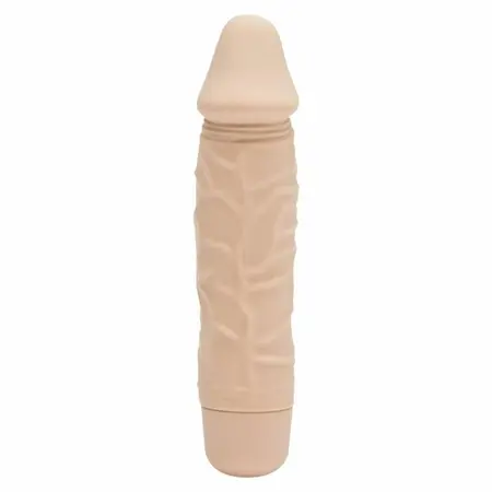 Get Real Mini Classic Vibrator Skin Tone Silicone Compact Model