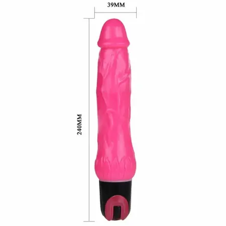 Baile Daaply Pleasure Multispeed Vibrator Purple TPR 20 cm