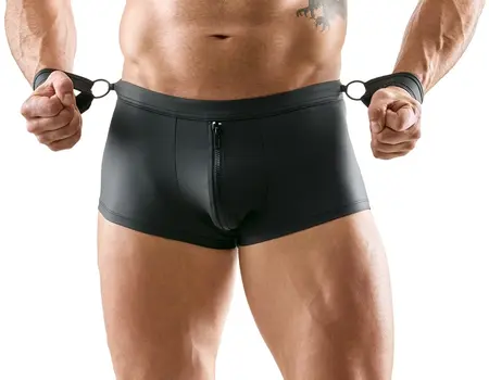 Svenjoyment Men's Pants S Matte Black with Adjustable Handcuffs
