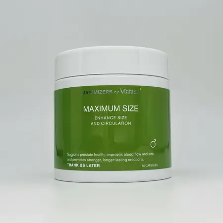 Viamax Maximizers Maximum Size 60 Capsules - Daily Vitality Support