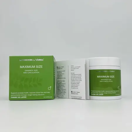 Viamax Maximizers Maximum Size 60 Capsules - Daily Vitality Support