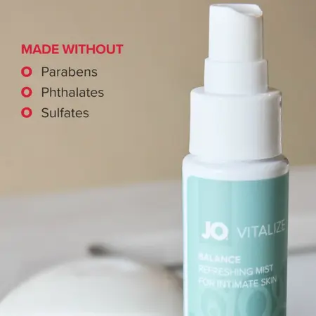 JO Vitalize Balance Intimate Mist 60ml - pH-Balanced, Fragrance-Free Care