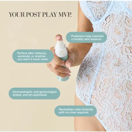 JO Vitalize Balance Intimate Mist 60ml - pH-Balanced, Fragrance-Free Care