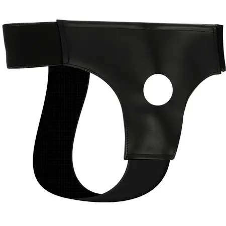 Darkness Adjustable PU Leather Harness with Universal Opening, One Size