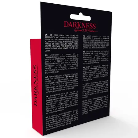 Darkness Adjustable PU Leather Harness with Universal Opening, One Size