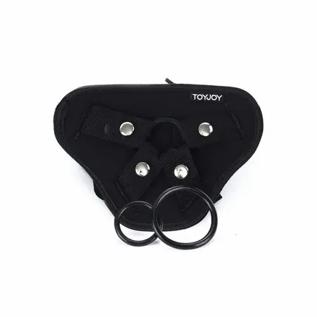 Get Real Deluxe Adjustable Harness Black - Universal System, Padded Comfort
