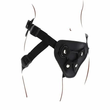 Get Real Deluxe Adjustable Harness Black - Universal System, Padded Comfort