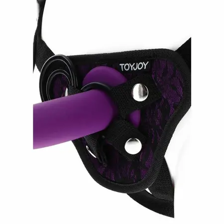 Get Real Adjustable Lace Strap Harness Purple - Universal Size