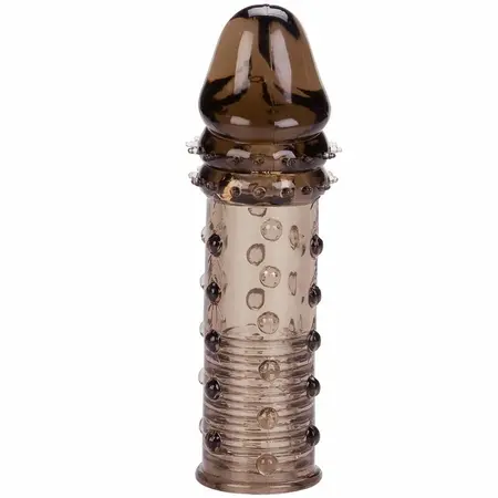 CalExotics Adonis Extension Black - Flexible Silicone Intimate Enhancer
