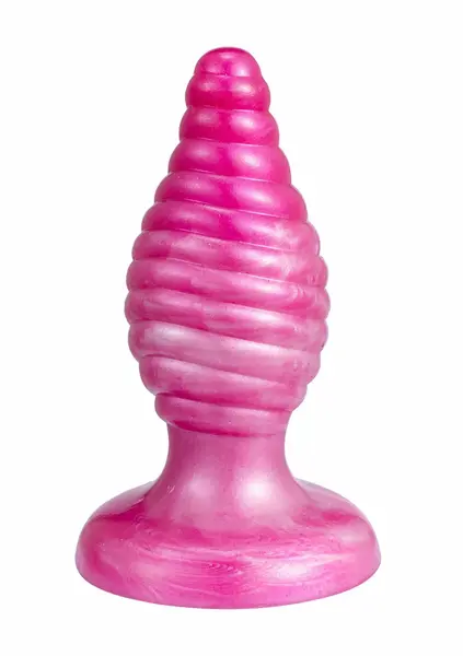 Fantasy Plug Cherry SILEXPAN® Spiral-Textured Pink Intimate Accessory