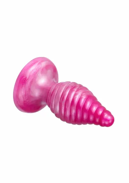 Fantasy Plug Cherry SILEXPAN® Spiral-Textured Pink Intimate Accessory
