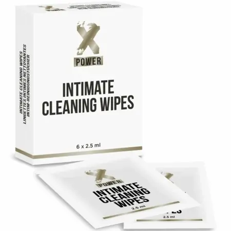 Labophyto XPOWER Intimate Cleansing Wipes 6-Pack Pocket Size Fresh Scent