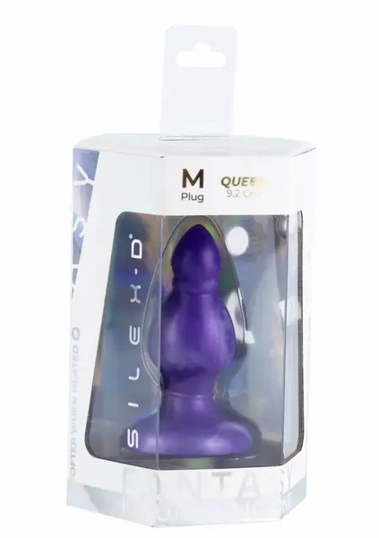 Fantasy Plug Queen by Silexd - Adaptive Silicone, Purple, Medium Size